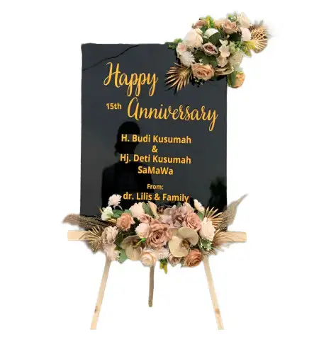 Papan Bunga Akrilik kota harapan indah