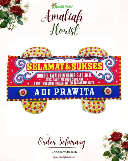 Papan Bunga Ucapan Selamat kota harapan indah